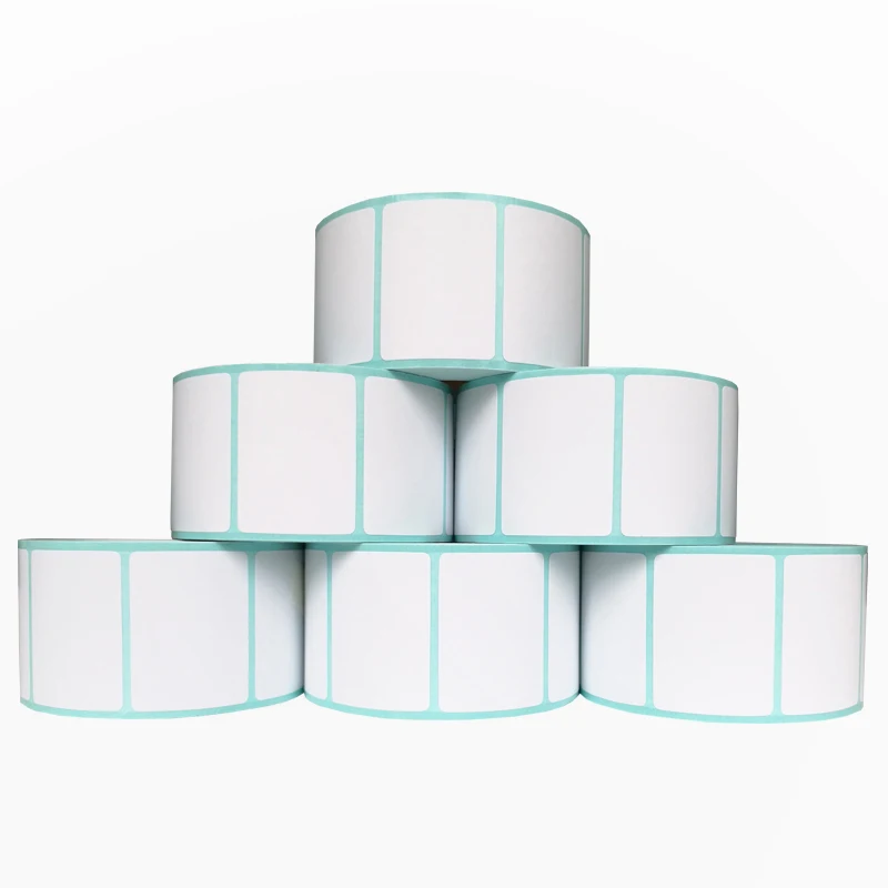 
 Пустые прямые термобумажные этикетки, термоэтикетки, рулон  