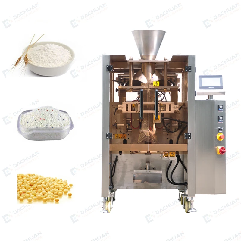 Automatic vertical packing equipment food powder salt/sugar sachet and cat food packing machine