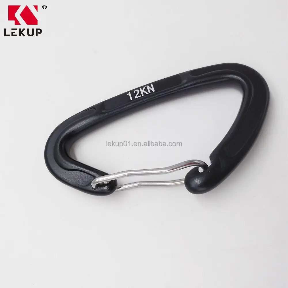 Aluminum Climbing Carabiner Clip Heavy Duty Caribeaners Small Carabiners Clip for Dog Leash Camping Hiking Outdoor Gym etc.