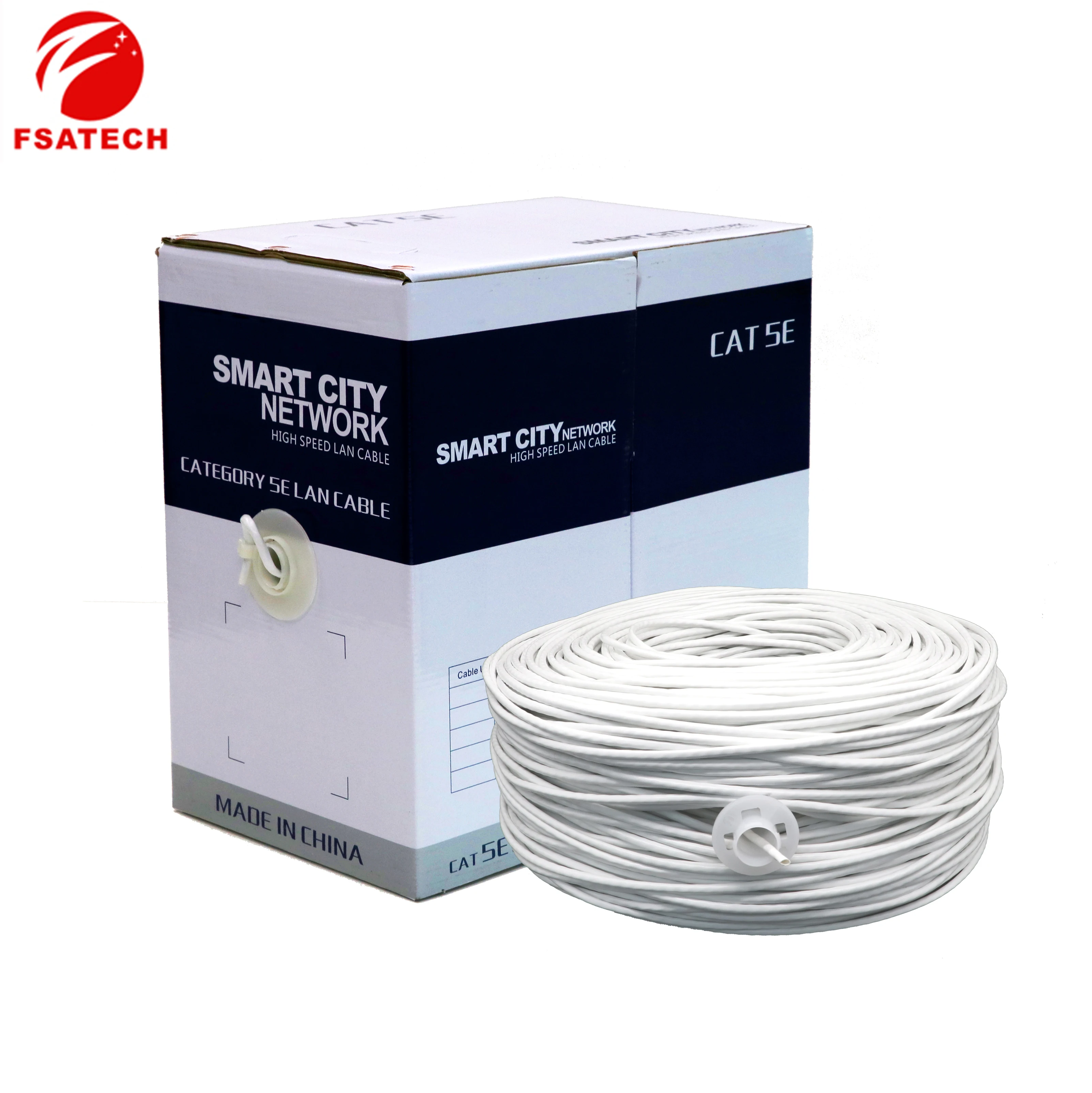 Utp Cat6 Sftp Cat7 Cat5e Ftp Cat 5e 6 7 305m Roll 24awg 23awg 4pr networrk Lan кабель для