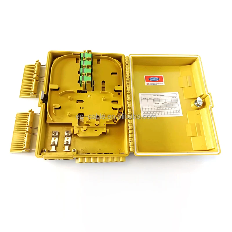 Outdoor IP65 IP66 IP67 wall pole mount 12port 16port FTTH box terminal termination box fiber junction distribution box
