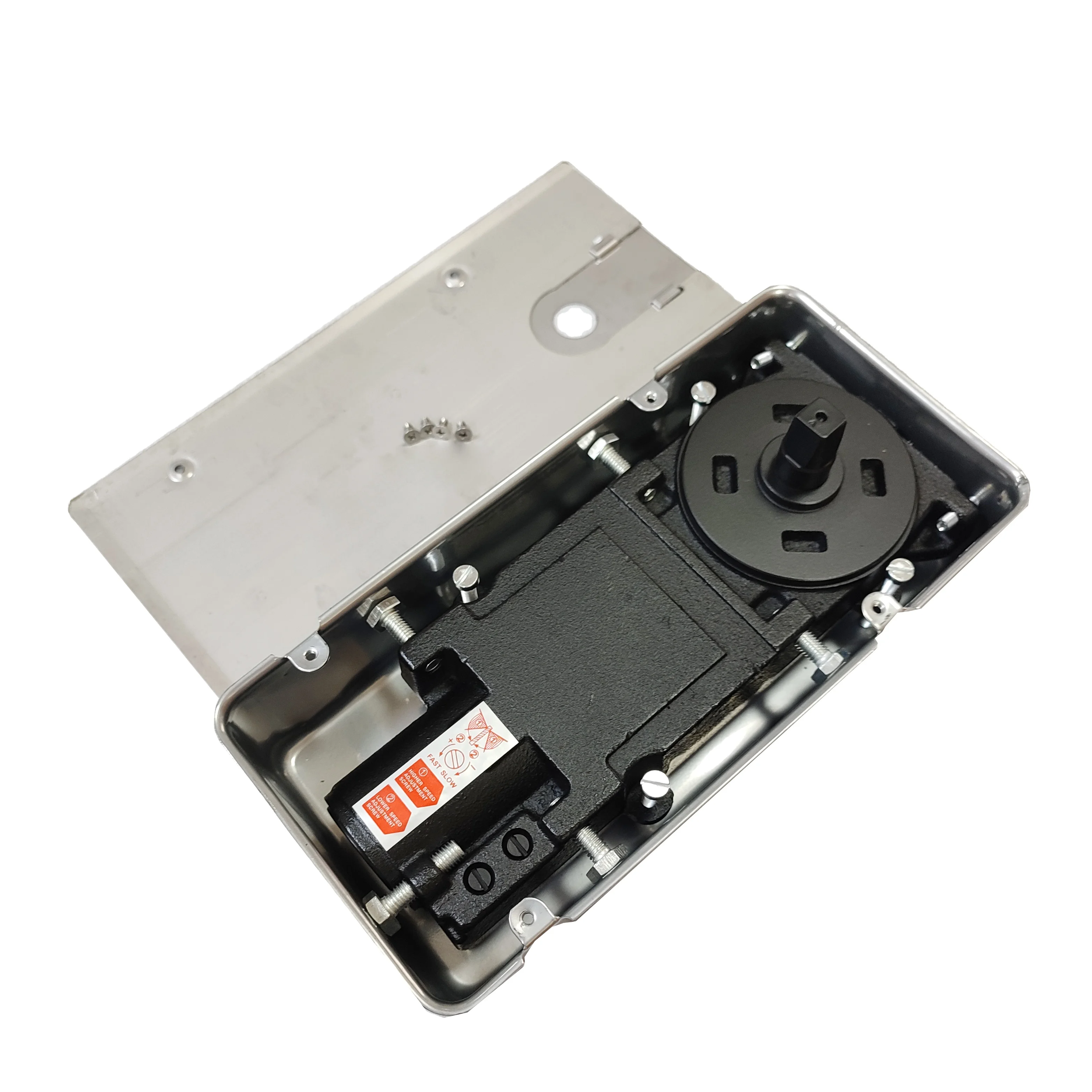 Регулируемая дверь с высоким и низким деревянным доводчиком из нержавеющей стали