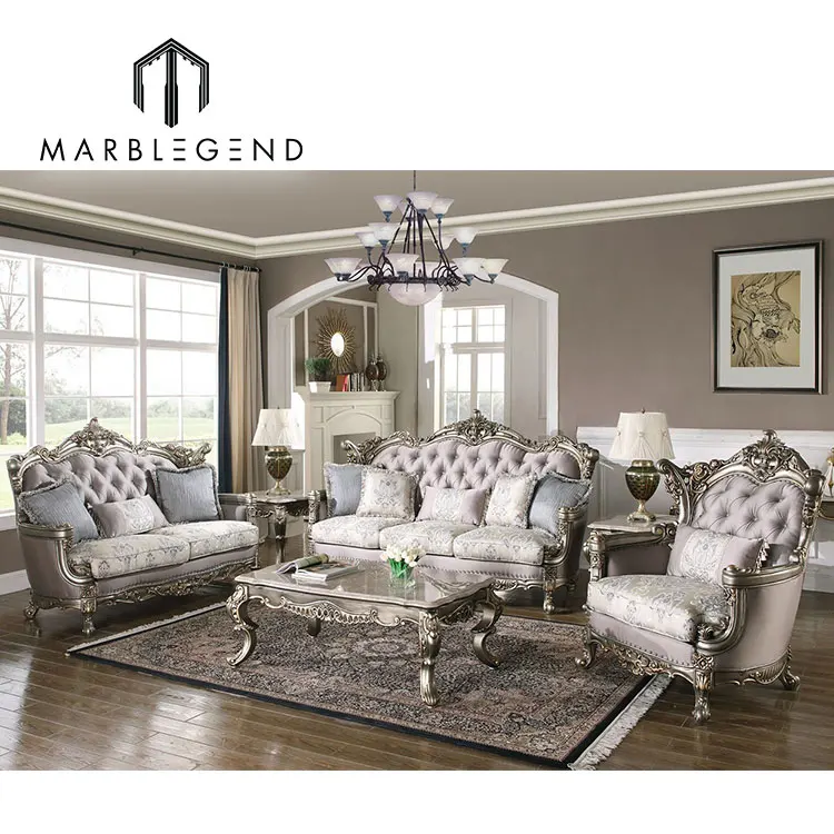 Античный домашний декор, роскошный одноместный диван-стул, деревянный диван для гостиной, Европейский диван для роскошного дворца