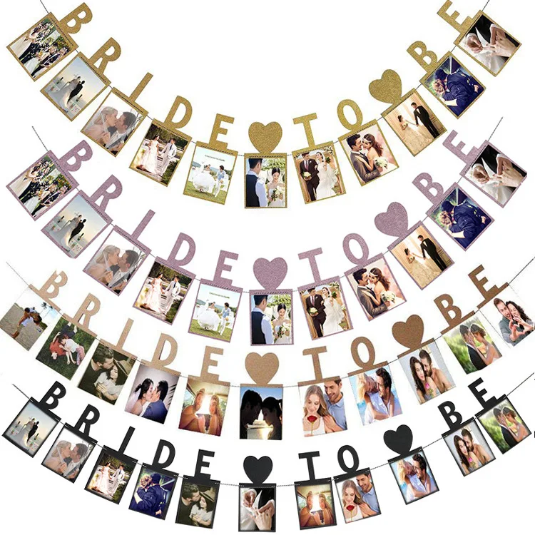 Свадебные принадлежности Partycool на заказ для невесты, фотобаннер с сердцем, украшение для девичника