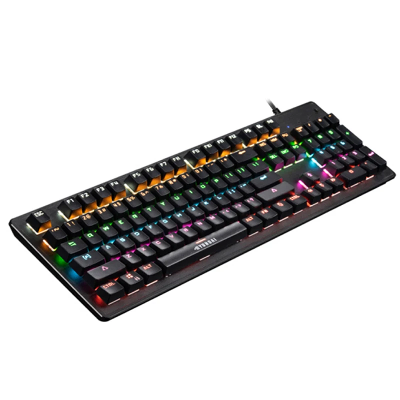  Горячая продажа rgb механическая клавиатура Проводная игровая OEM Заводская USB