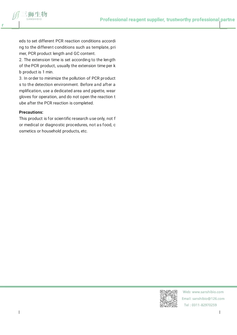 Durable using low price 2 x fast pcr master mix(with dye) test chemical reagents