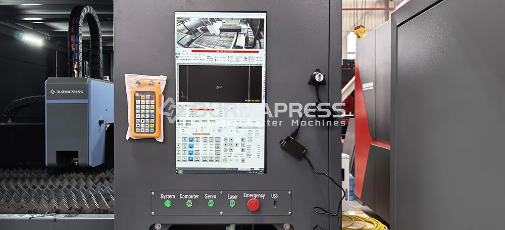 Whole Cover Enclosed 3015 Stainless Steel Double Platform Switching 12KW Fiber Laser Cutting Machine For Metal