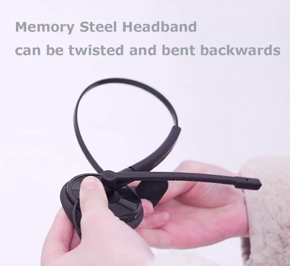 China Wholesale Headset Noise Cancelling USB Computer Customer Service Headsets with Adjustable Headband and Mic Boom for VoIP