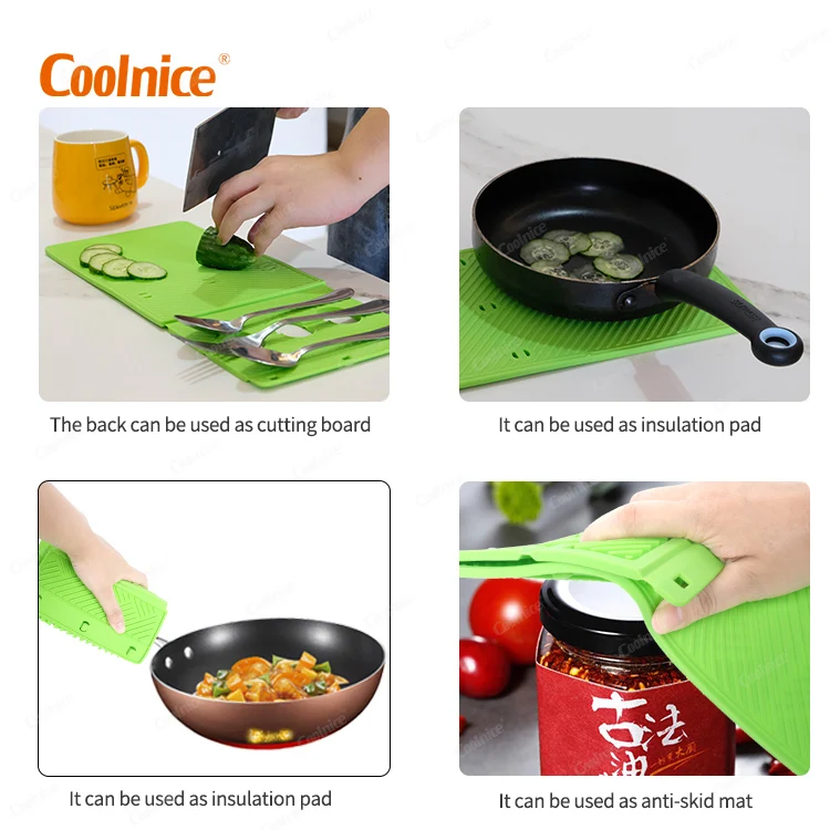  Custom Logo Best Seller Bpa Free Non Slip Heat Resistant Spoon Holder Kitchen Utensil Silicone