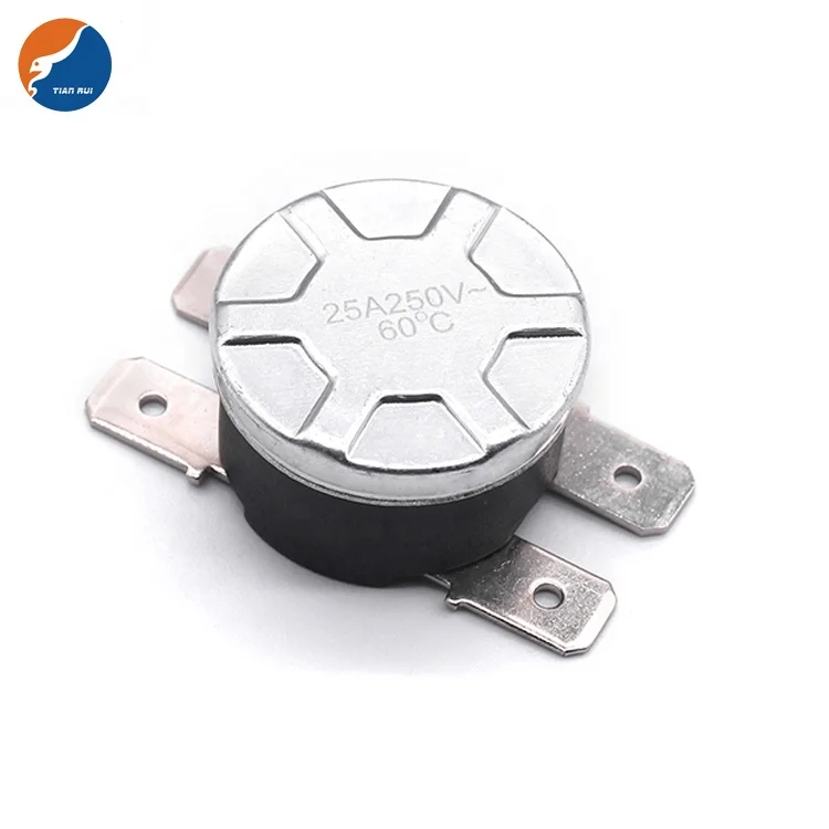 Large Big Current 250V 15A to 40A Bimetal Manual Auto Reset KSD305 KSD314 KSD302 Thermal Protector Switch Thermostat