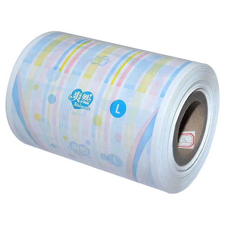 
OEM custom printed pink red and green pe sanitary napkin film negative 