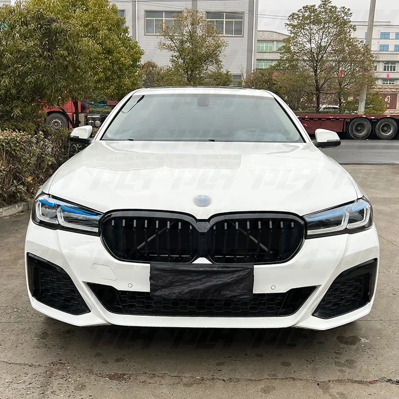 Car Modified Parts F10 F18 to G30 G38 LCI MT Style Bodykit PP Bonnet Cover Include Headlight /Taillight/Hood/Fender Plate