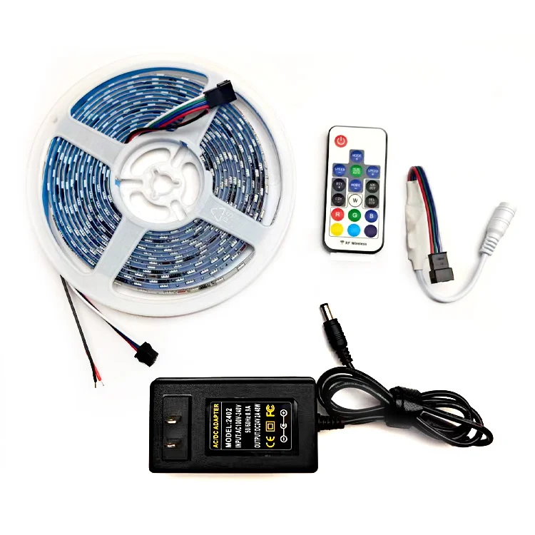 Energy Saving Home Indoor Ambient Light Decoration SMD5050 Lamp Strip Flexible Silicone Body Led RGB Strip Light