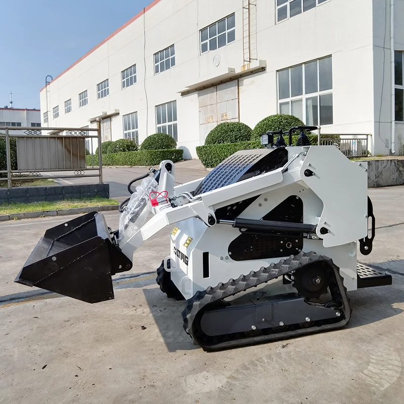 Efficient Handling Solution Long Range, Eco Friendly Electric Tracked Skid Steer Loader with 300kg Load Capacity