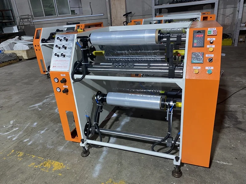 best seller XHD-500 semi-automatic slitter rewinder machine