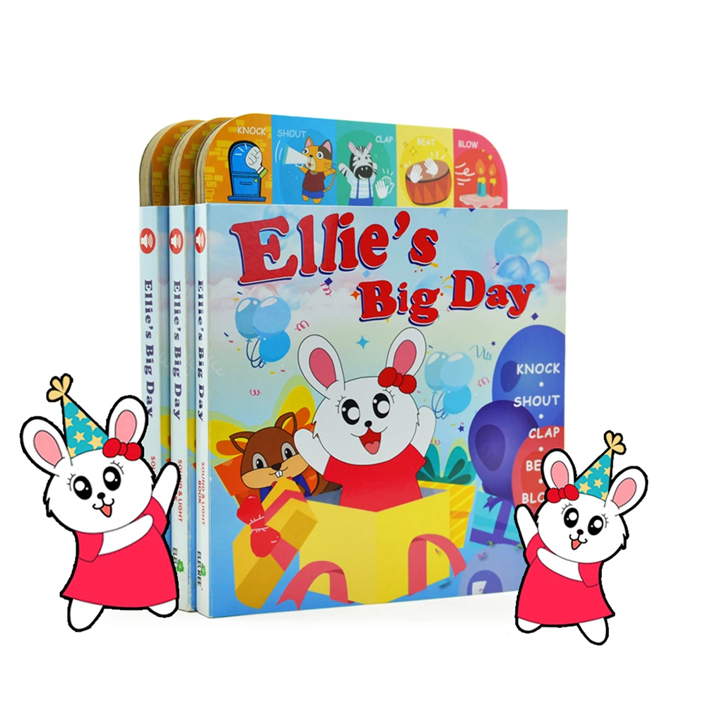 Детская книжка, наклейка для активности, музыкальная живопись, фоническая картина, всплывающая спираль для чтения на заказ, низкий минимальный заказ, детские книги