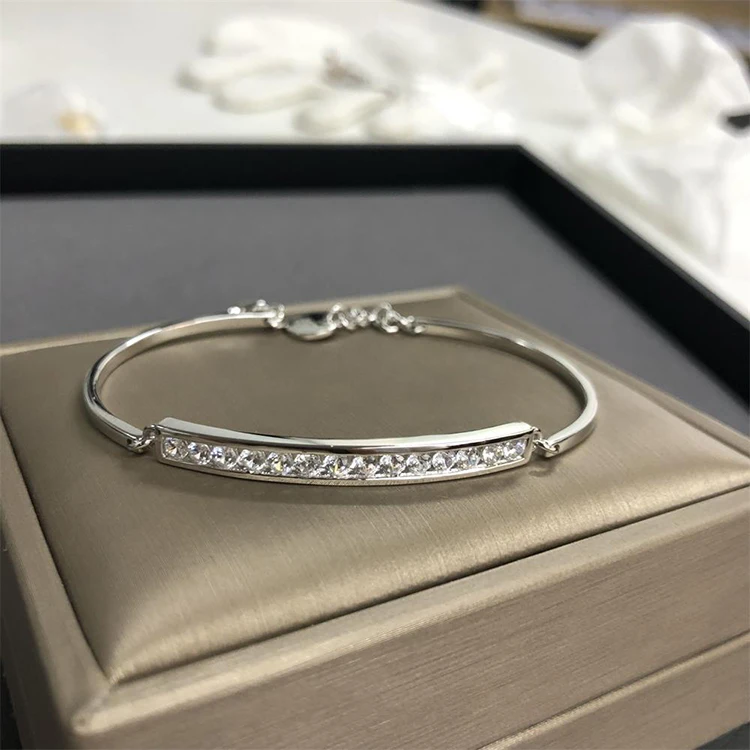 925 sterling silver strip bracelet strip bracelet 925