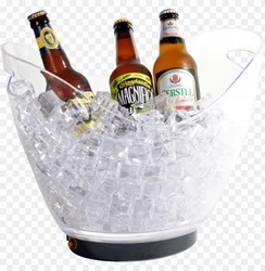 LED Drink Barware KTV Bars Wine Champagne Beer Cooler LED Glowing Ice Bucket