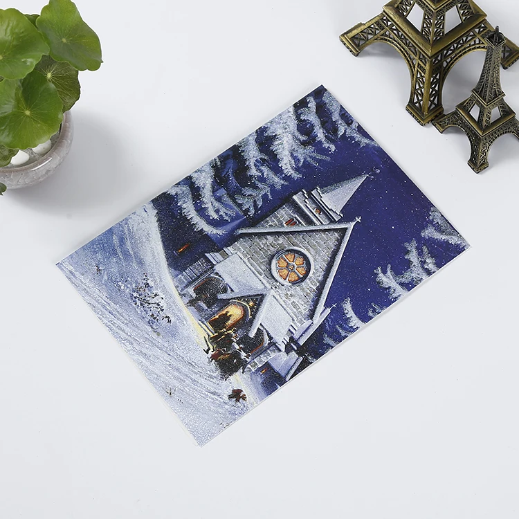 Custom assorted greeting cards birthday christmas cards New Year Party Invitation Cards