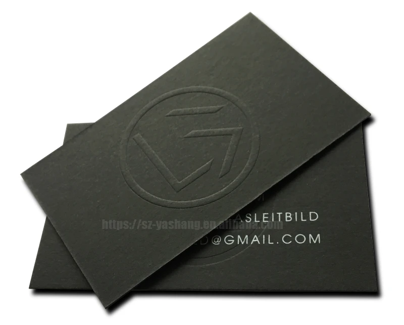 3d blind letterpress black create visiting card online design printing business cards embossed
