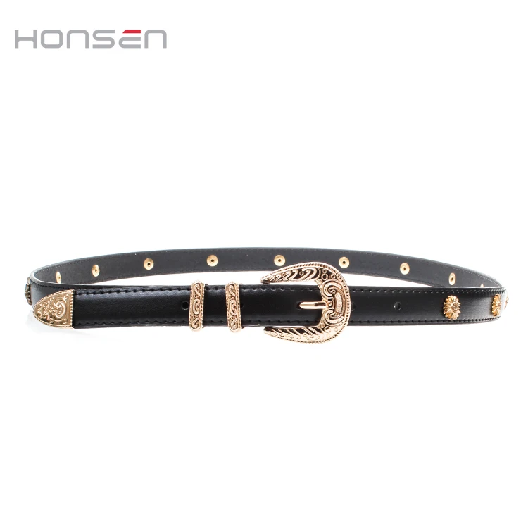 Ladies Slim Fashionable PU Leather designer Belt