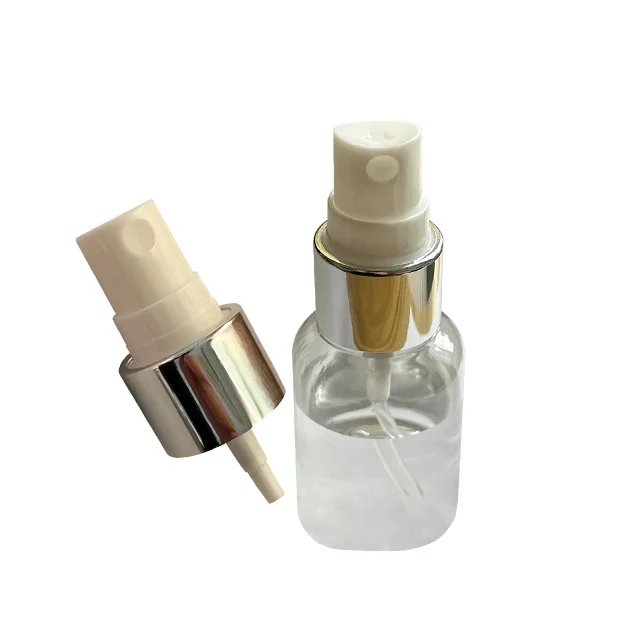 High Quality 18mm 20mm 24mm 28mm White Gold Silver Spray Pump for Perfume Spray Gold Mist Sprayer Aluminum Fine Mist Sprayer
