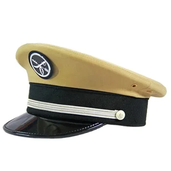 High quality customized military uniform hat military peaked hat military officer hat