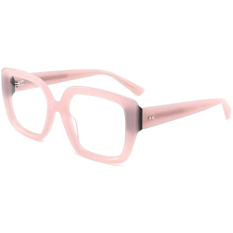 Square Women Glasses Fashion Color Retro Computer Screen Glasses Flat Mirror Blue Light Blocking Glasses