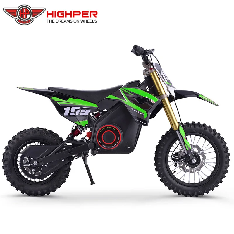 HIGHPER moto electrica 1000w, 1300W motorcycle electric dirt bike for sale