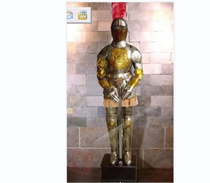 Knight Armour Statues Roman  Medieval Knight Armor Knights Roman Style Horse Bronze Sculpture
