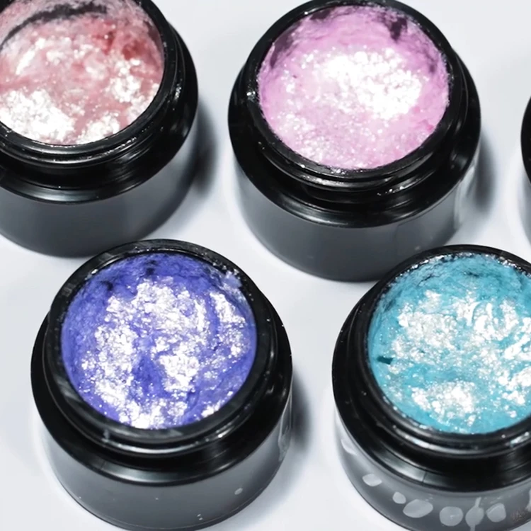 Nail Art Painting Uv/Led Solid Jelly Butter Gel Cream Milkly Mud Gel Lacquer Nail Design Paint Vegan Solid Glitter Gel Varnish