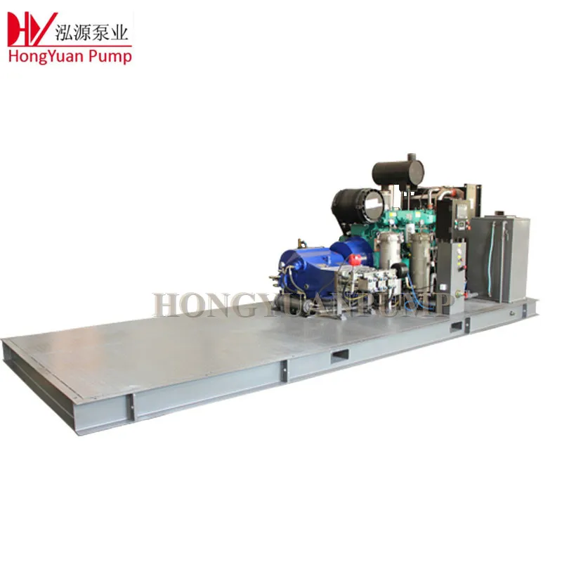 40Kpsi diesel engine concrete demolition high pressure water blasting machine