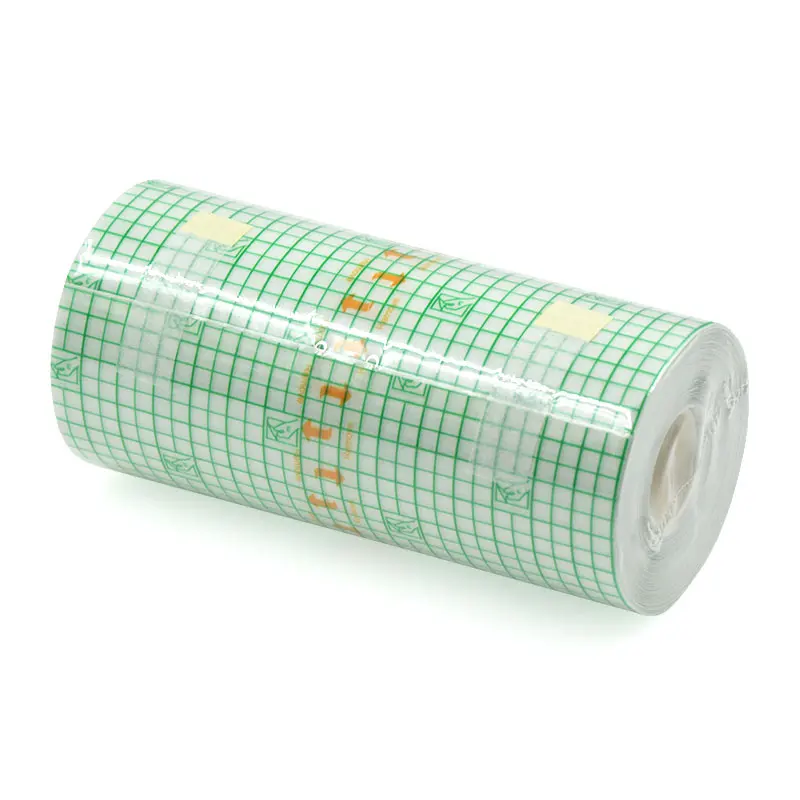 waterproof transparent adhesive wound dressing fixer plaster fixomull stretch PU film roll fixation tape bandage