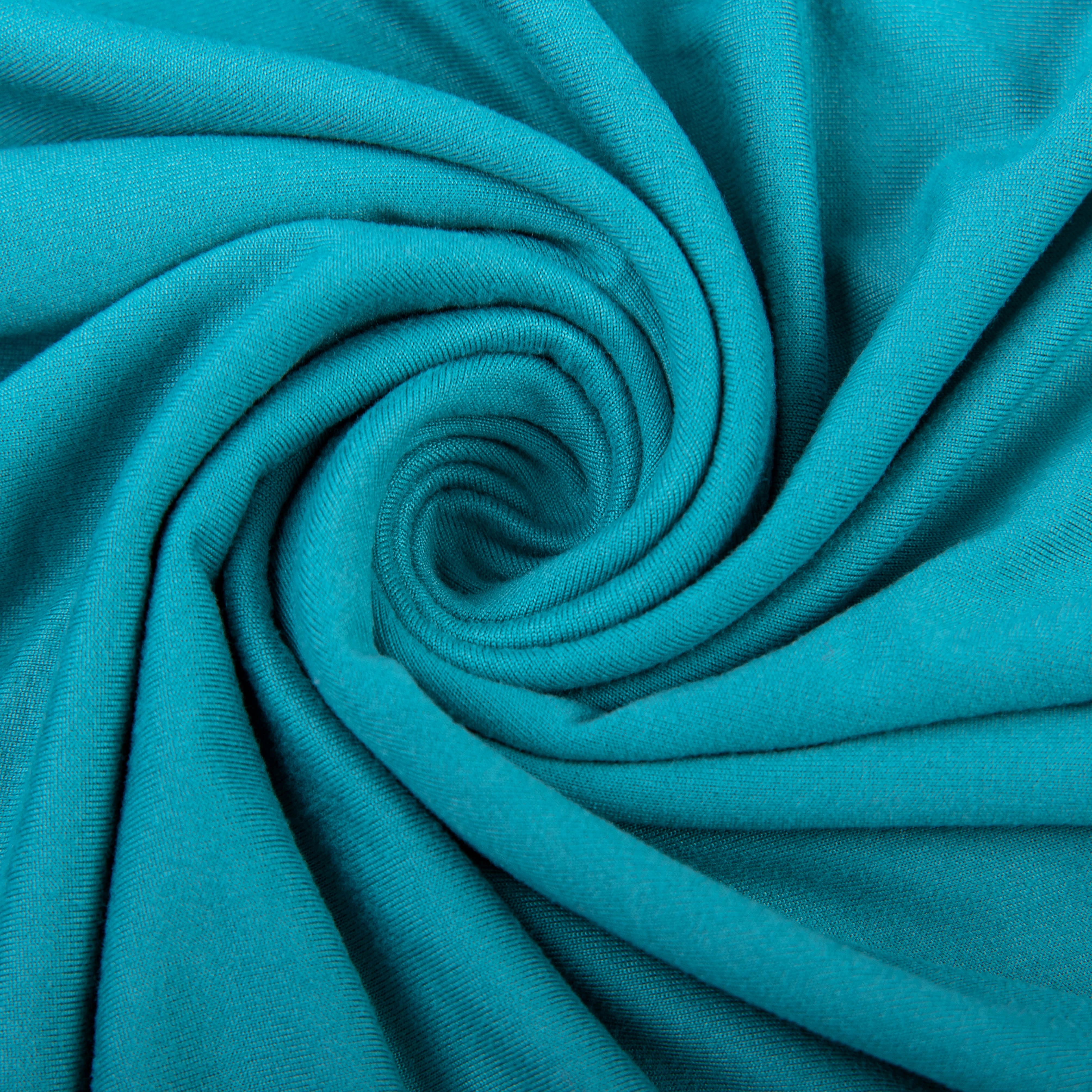 polyester spandex DTY 2 sides brush single jersey fabric