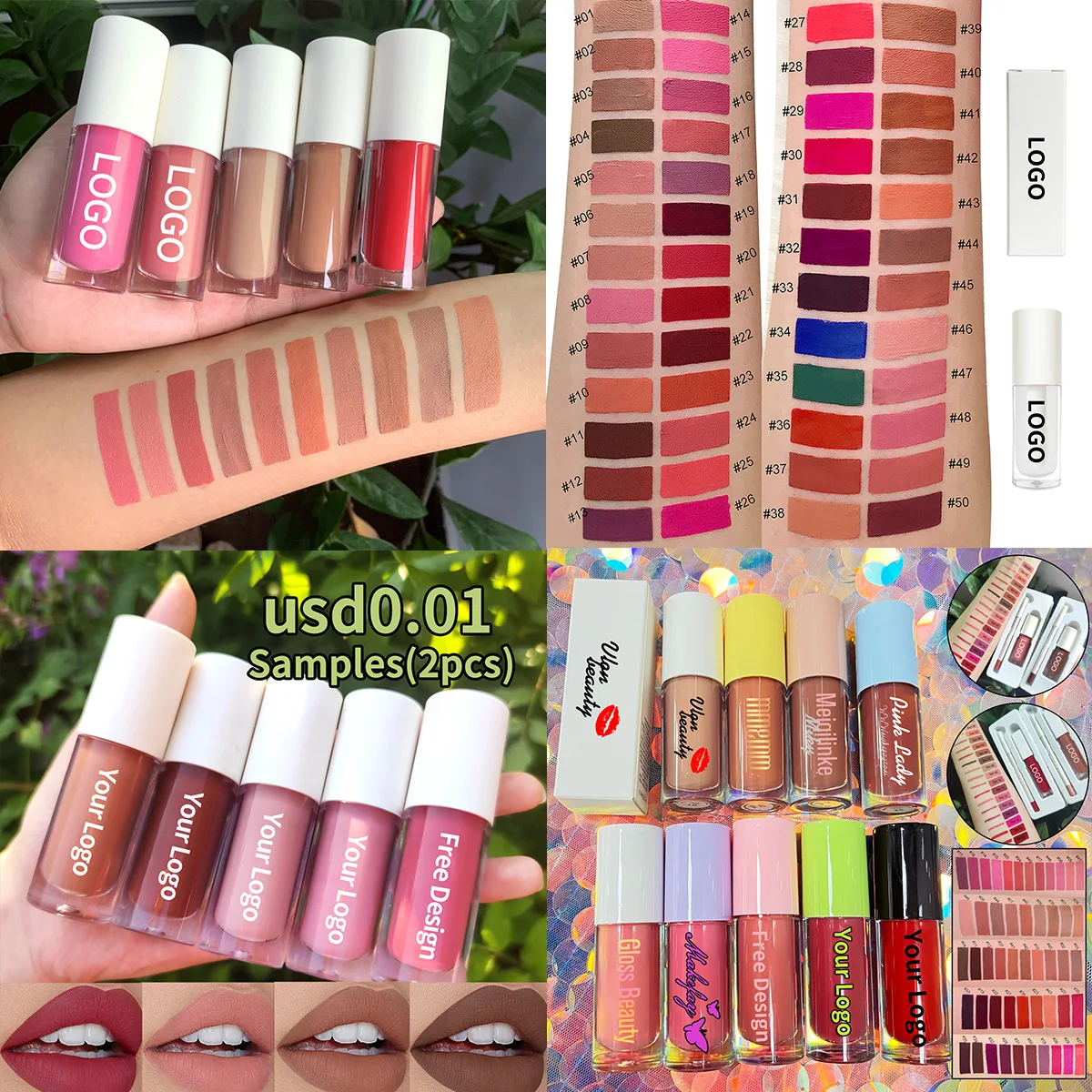 50 colors lipgloss private label lip plumer gloss lip plumper gloss