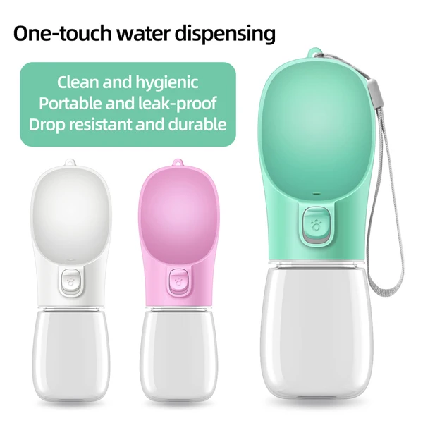 Распродажа бутылка для домашних животных питьевой воды диспенсер прогулок собак