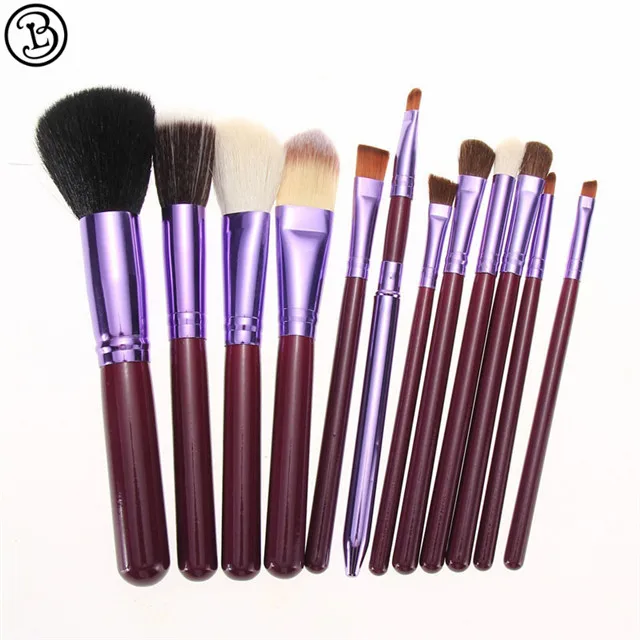 
Cheap goat hair 12pcs makeup brush set wholesale 
