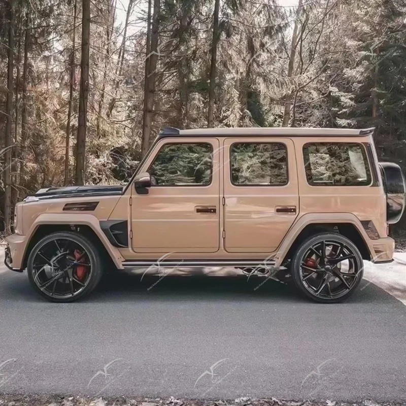 Новый автомобильный комплект из углеродного волокна для G63 модификаций передних Защитных декоративных деталей обновление до MSY
