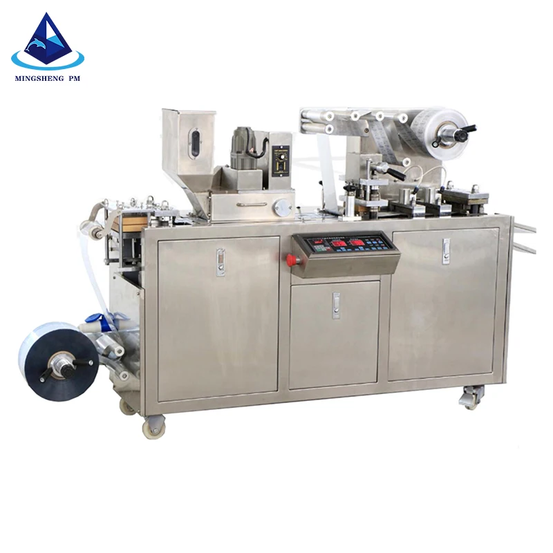 DPP-80 Small Aluminum Plastic tablet capsule Blister Packing Machine
