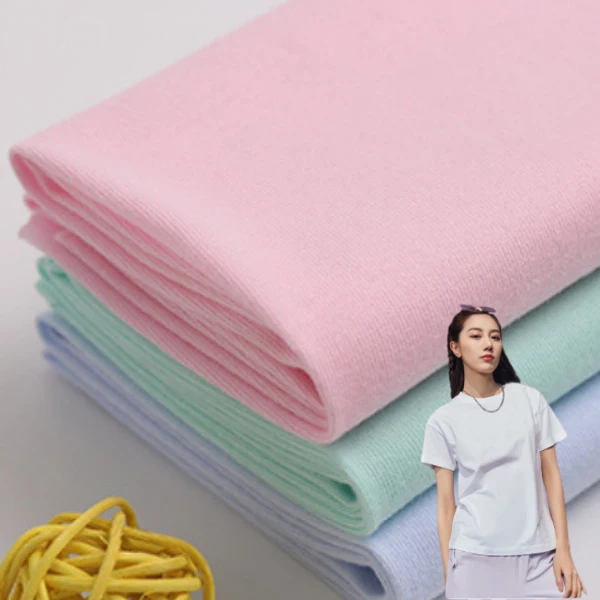 Anti-bacterial Anti-mosquito Pure Cotton Fabric Flame Retardant 100%Cotton Knit Jersey Knitted Fabric for baby cloth,Work Shirt