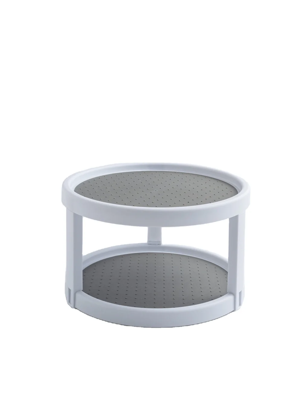 
2 Tier lazy susan turntable 360-degree lazy susan organizer use for a spice organizer or kitchen cabinet organizers 
