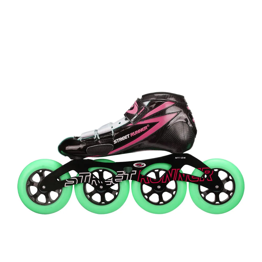 2020 Layer Carbon Fiber Quad Roller Skates 4 Wheel Inline Speed Skates Professional Shoes for Adult