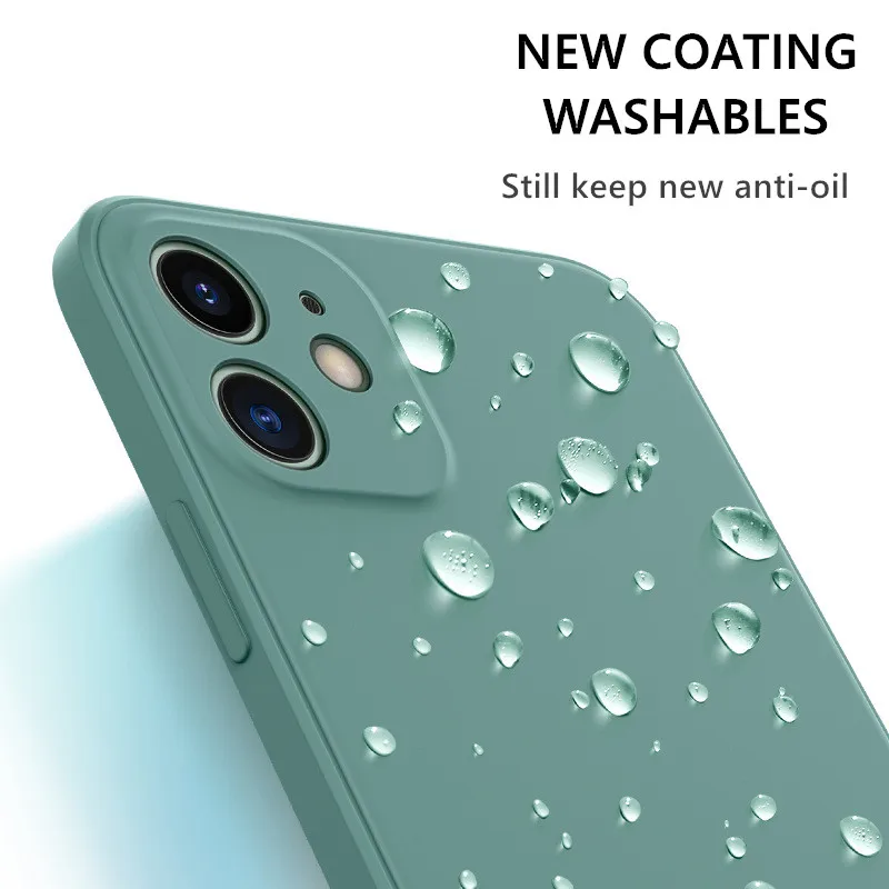  Новые противоударные чехлы из жидкого силикона для телефонов Samsung iphone 11 12 Pro Max