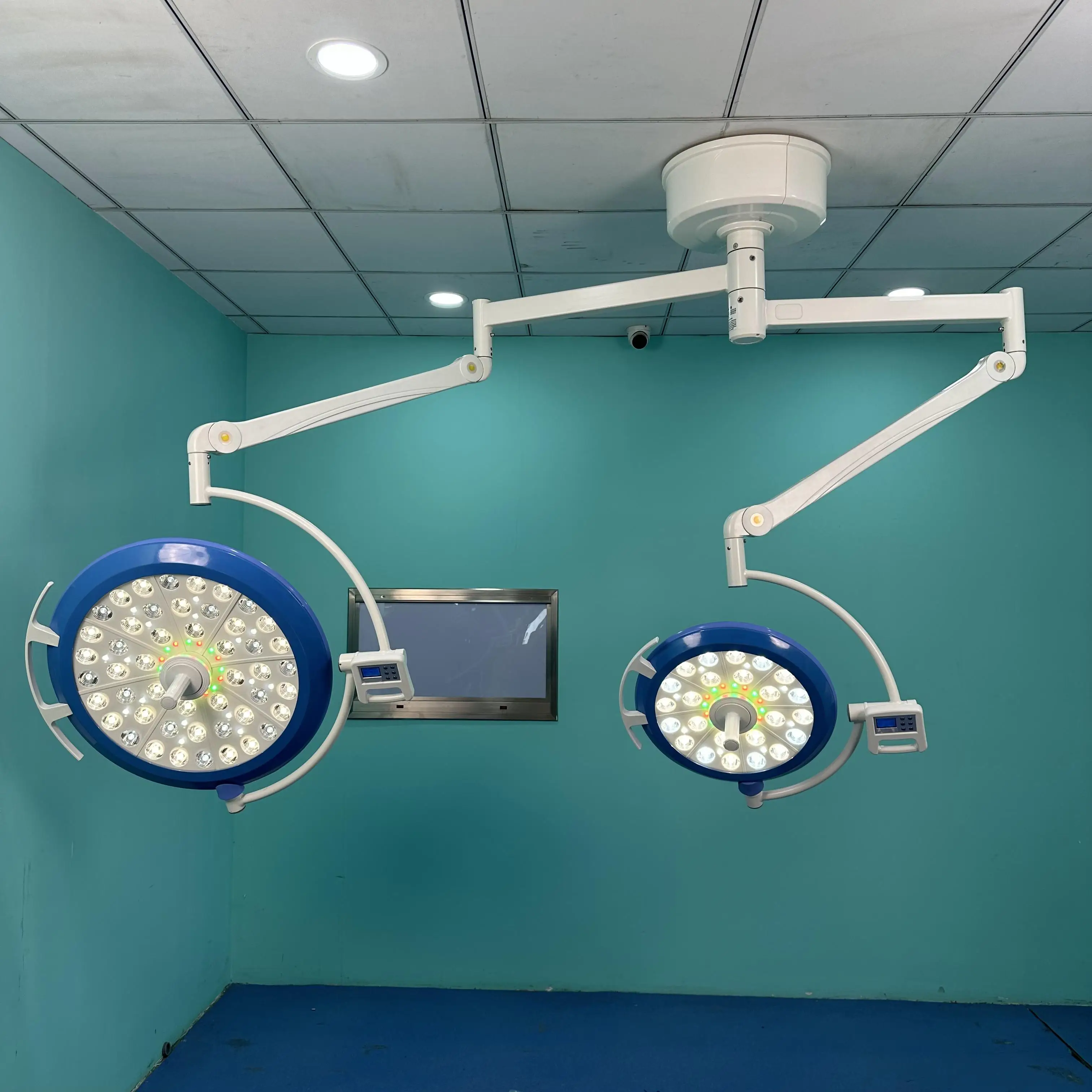 LTSL45 New Arrival Double Big Bulbs Medical Lamp Shadowless Ceiling Light Surgical LED Operation Lamp