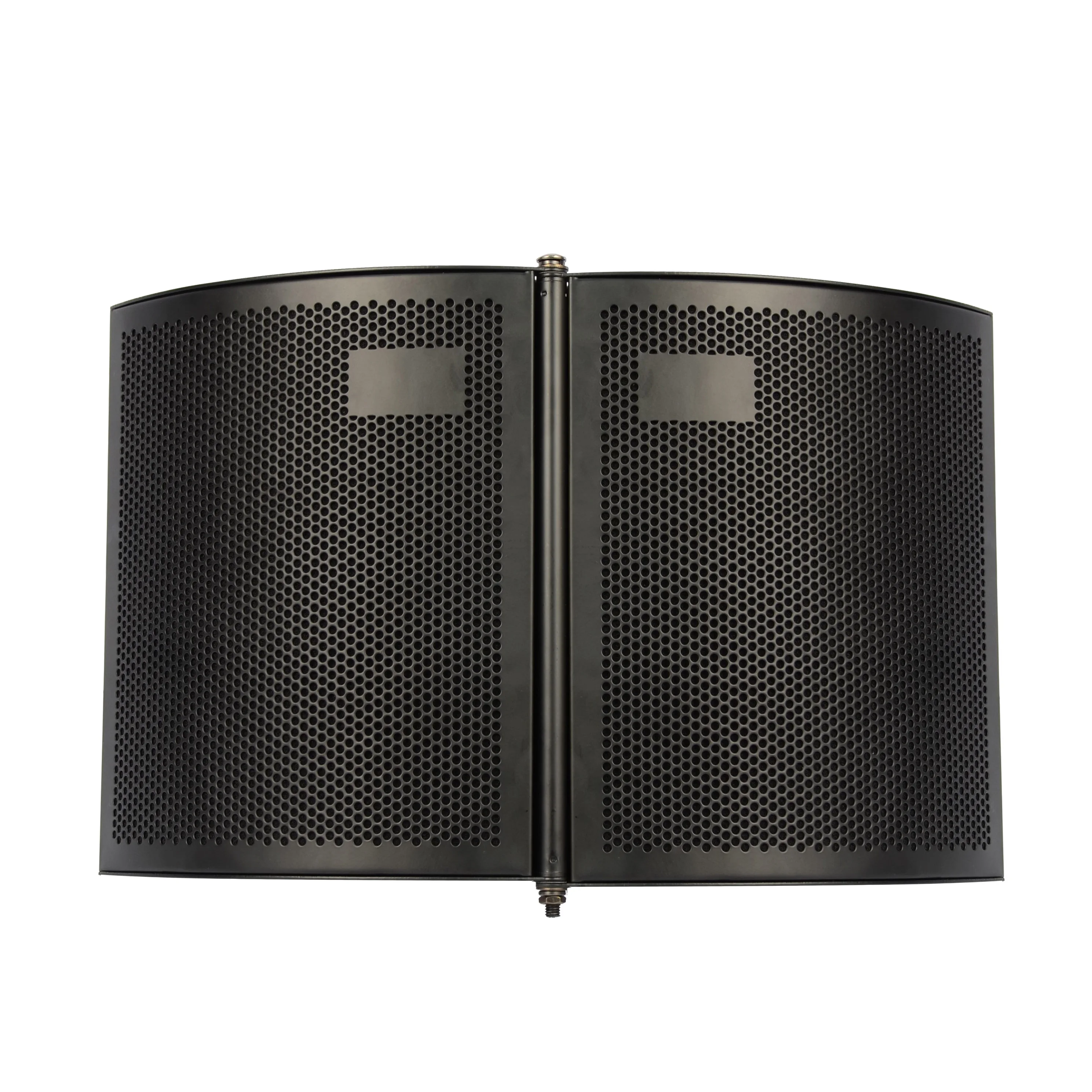 SS-2  foldable microphone reflection filter 2 doors plastic mic sound isolation shield acoustic