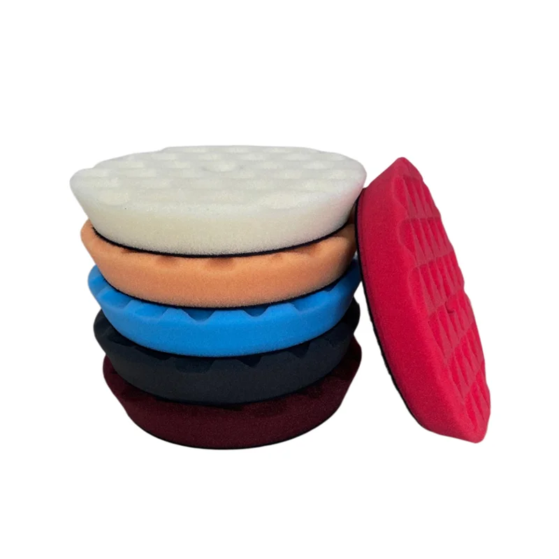 3'5'6'7'  imported Sponge Diamond Car Polishing Foam Pad Tool Cutting Finishing Pads For Auto Waxing Buffing Detailing
