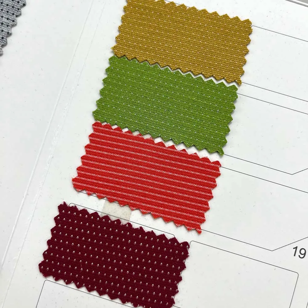 280g Yarn-Dyed Breathable 78%Polyester 17% rayon 5% Spandex Interlock fabric for Sportswear