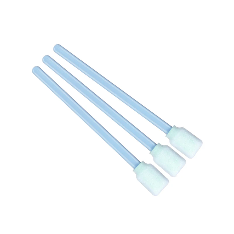 CM-FS707 Disposable Blue Green Industry Dust Free Cleanroom 707 Foam Swab for Printer Roland Sensor Cleaning