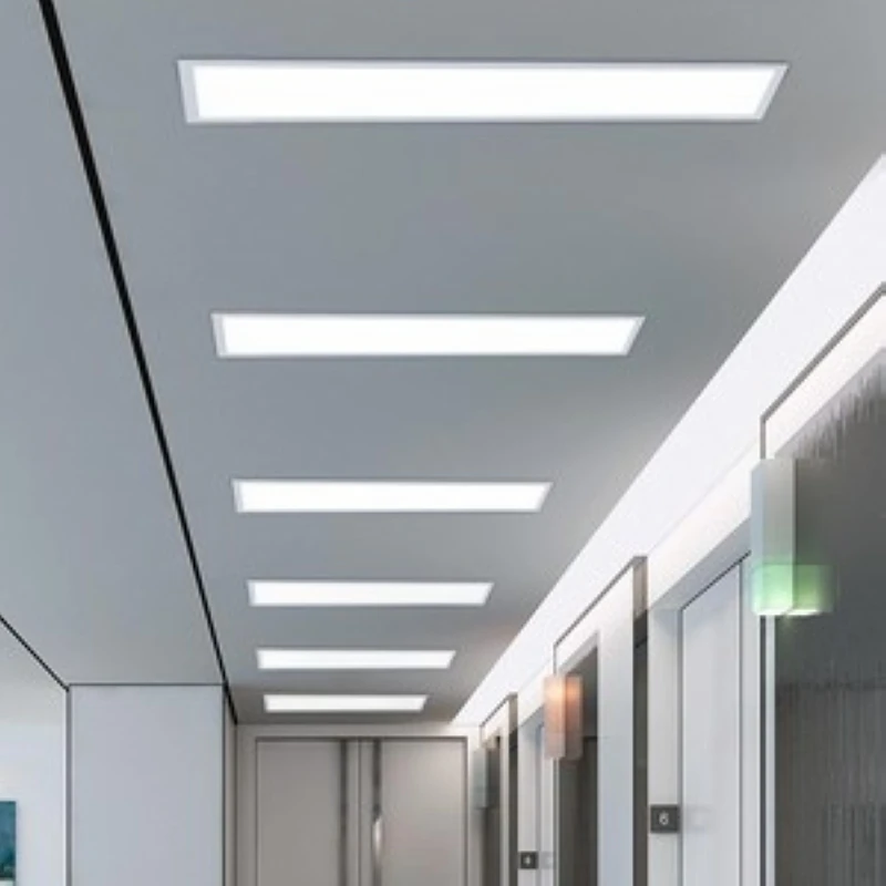 Recessed Suspending Square Rectangular Flat Led Panel Lighting Suspending Ceiling Panel Light for Supermarket Office