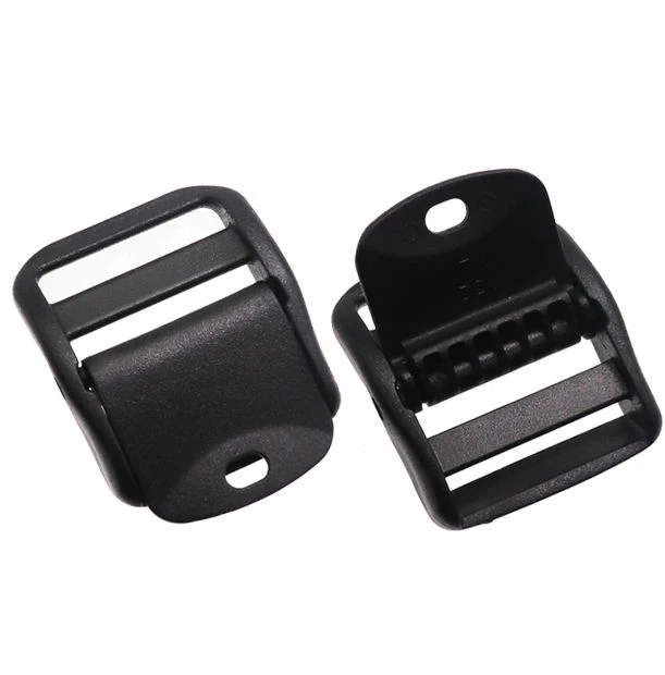 wholesale custom adjustable plastic buckle backpack strap belts accessories 25mm ladder lock adjustable plastic slider buckles